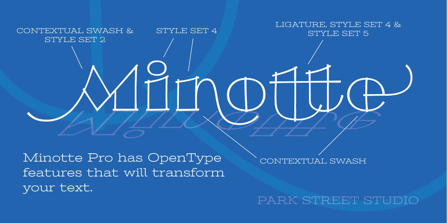 Minotte Pro Font Poster #1