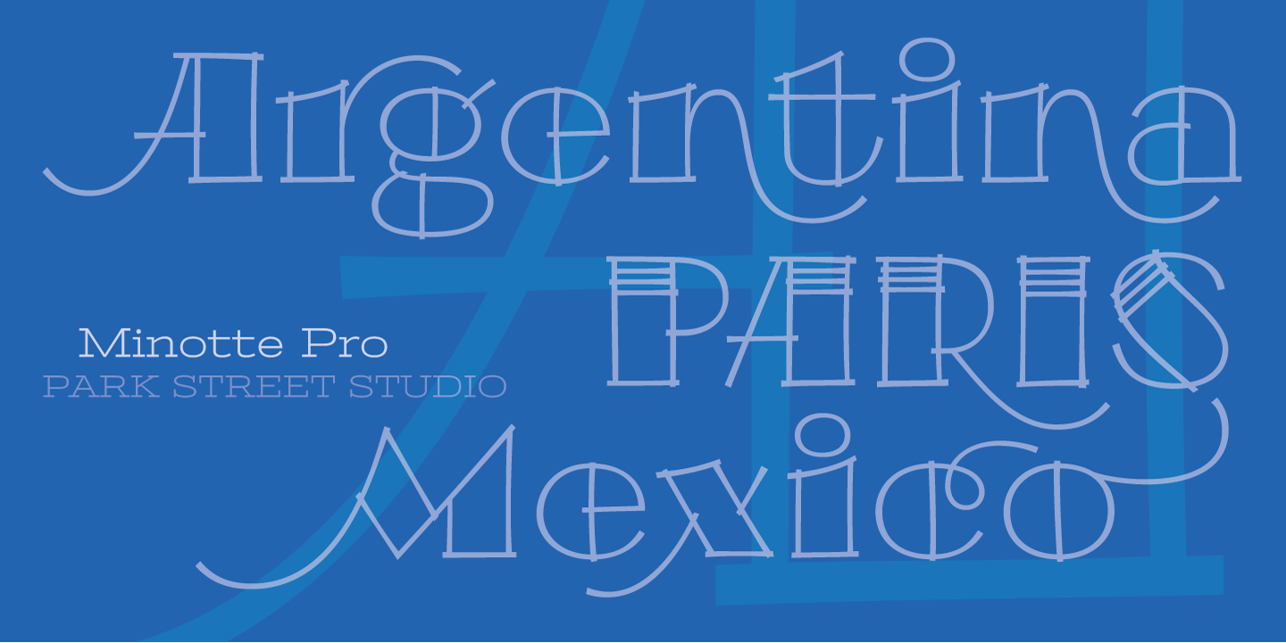 Minotte Pro Font Poster #1