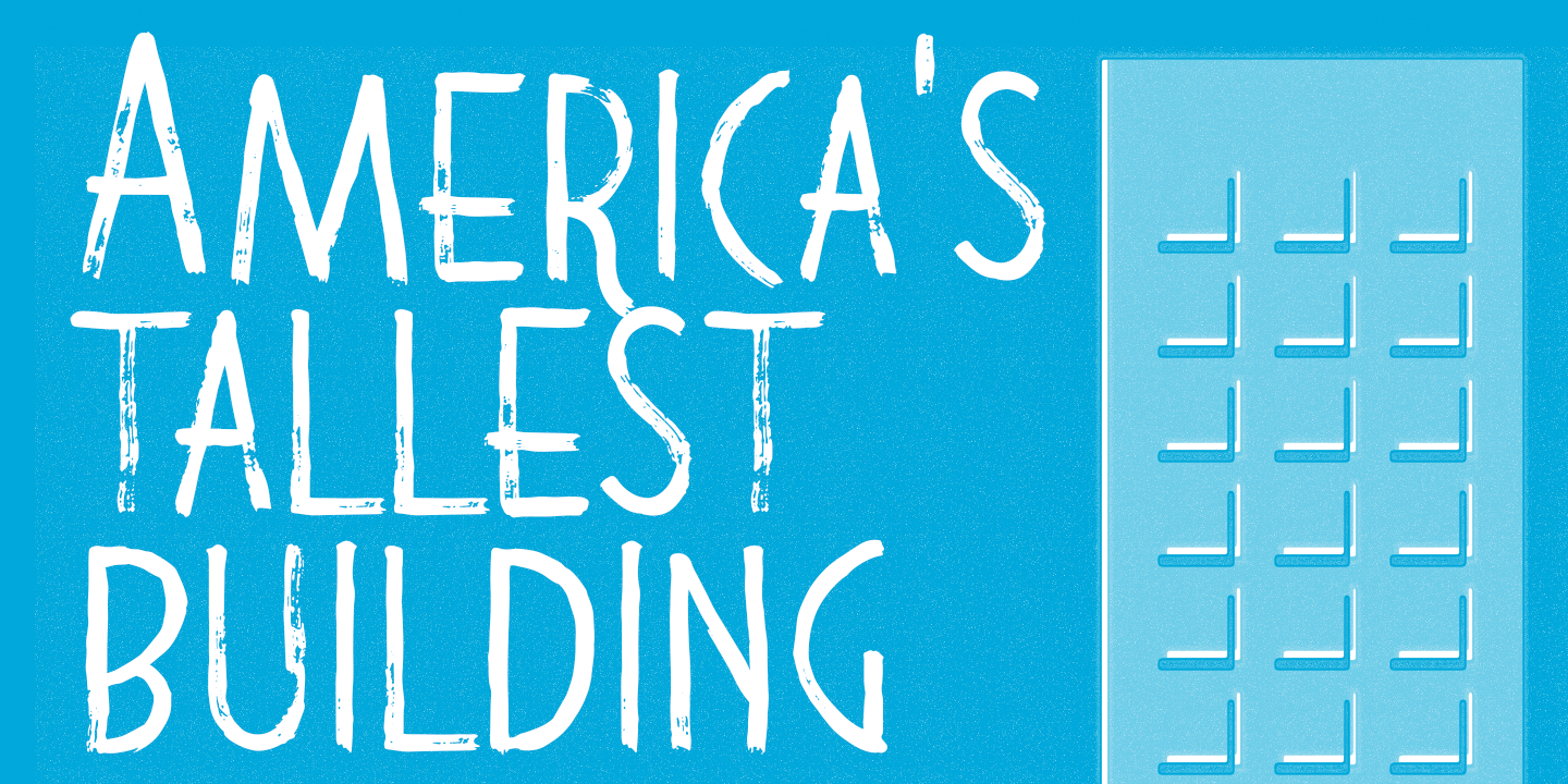 Skyline Hotel Font Poster #1