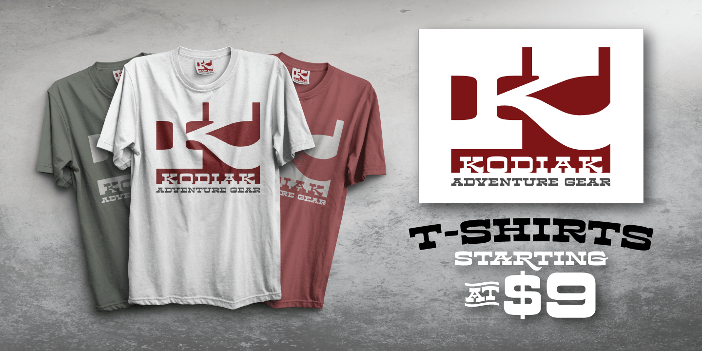Kodiak Font Poster #1