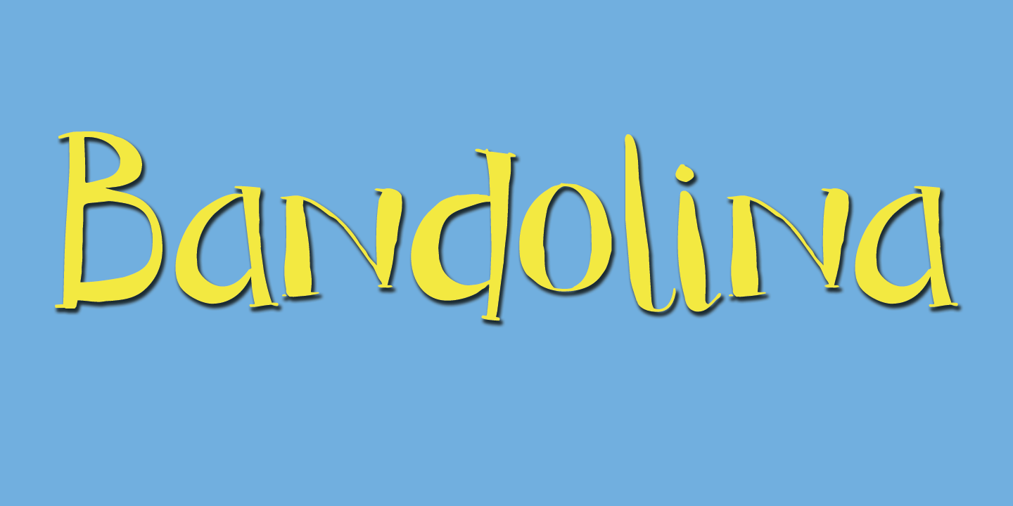 Bandolina Font Poster #1
