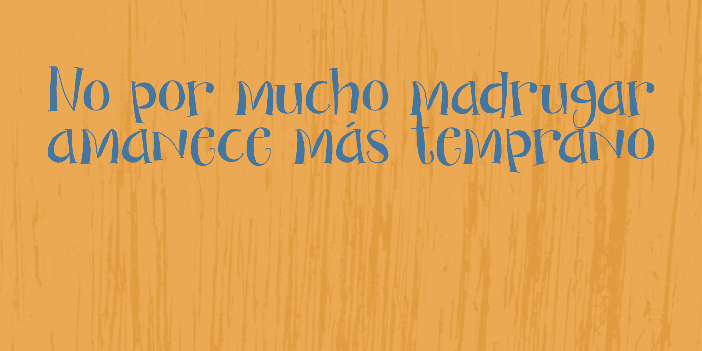 Bandolina Font Poster #1
