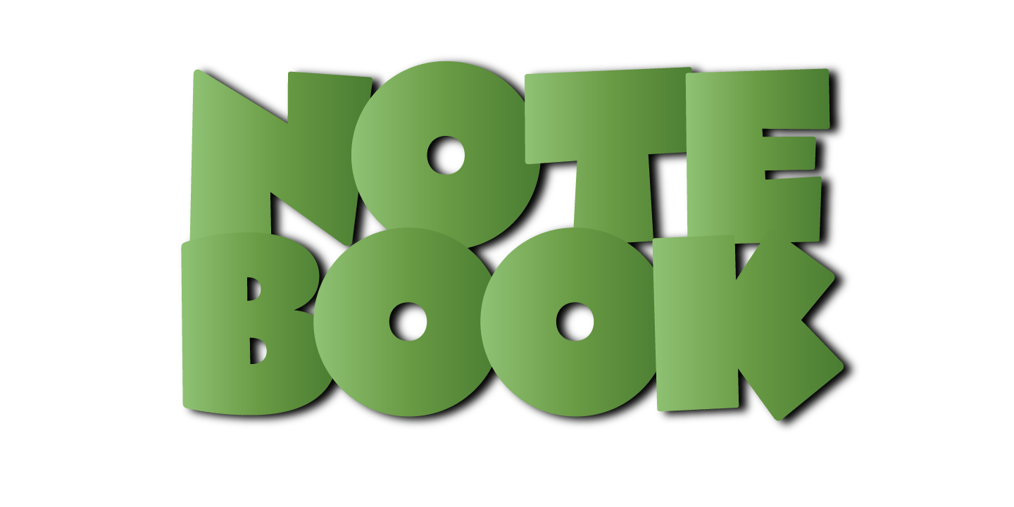 Notebook Font Family Poster