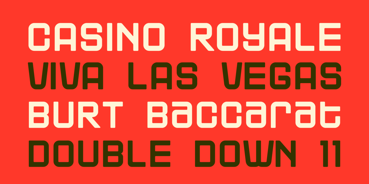 Blackjack Font Poster #1