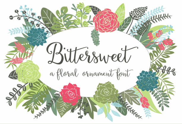 Bittersweet Ornaments Poster
