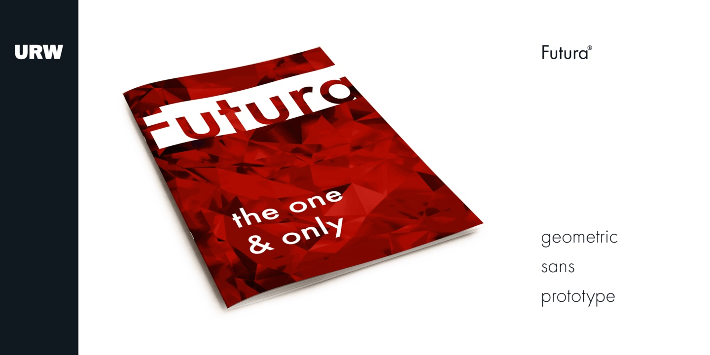 Futura Book Font Poster #1