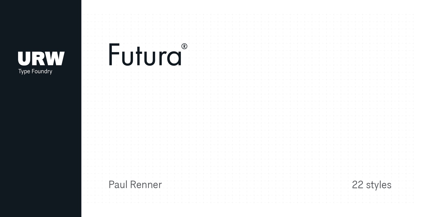 Futura Book Font Poster #1