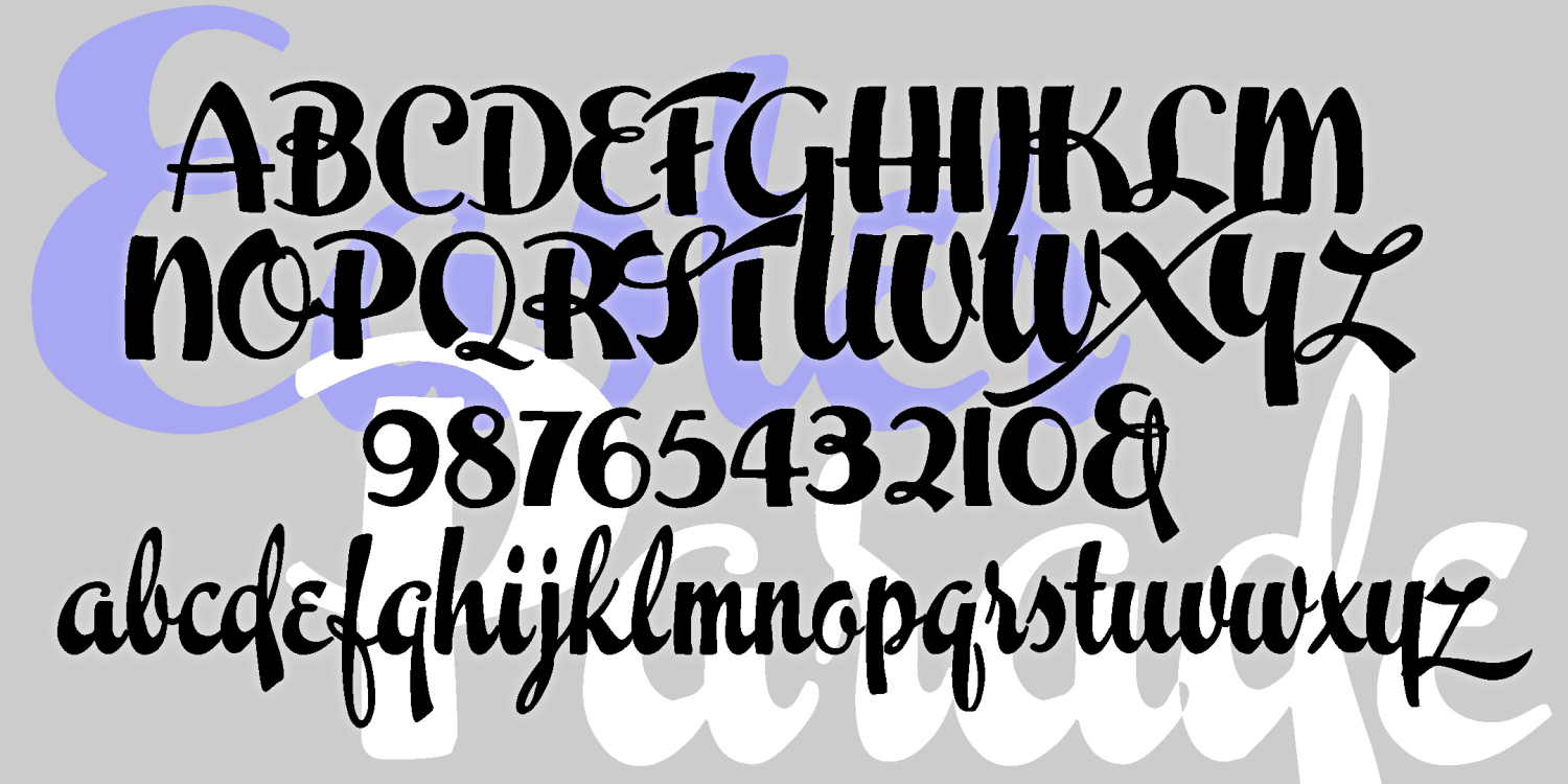 Easter Parade Font Family Poster