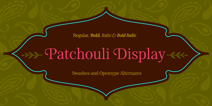Patchouli Display Poster