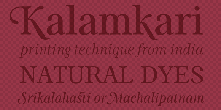 Patchouli Display Font Poster #1