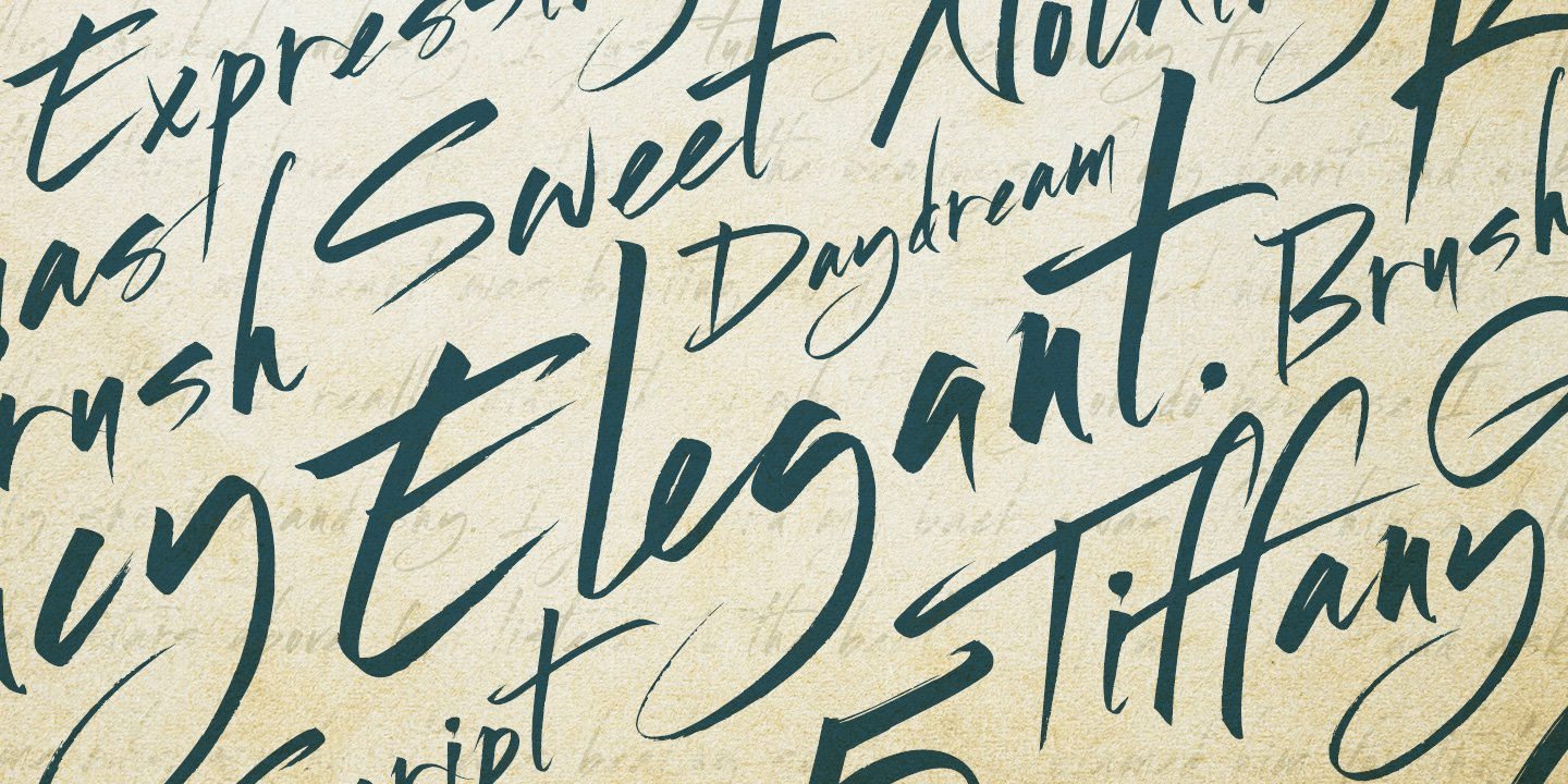 French Kiss Font Poster #1
