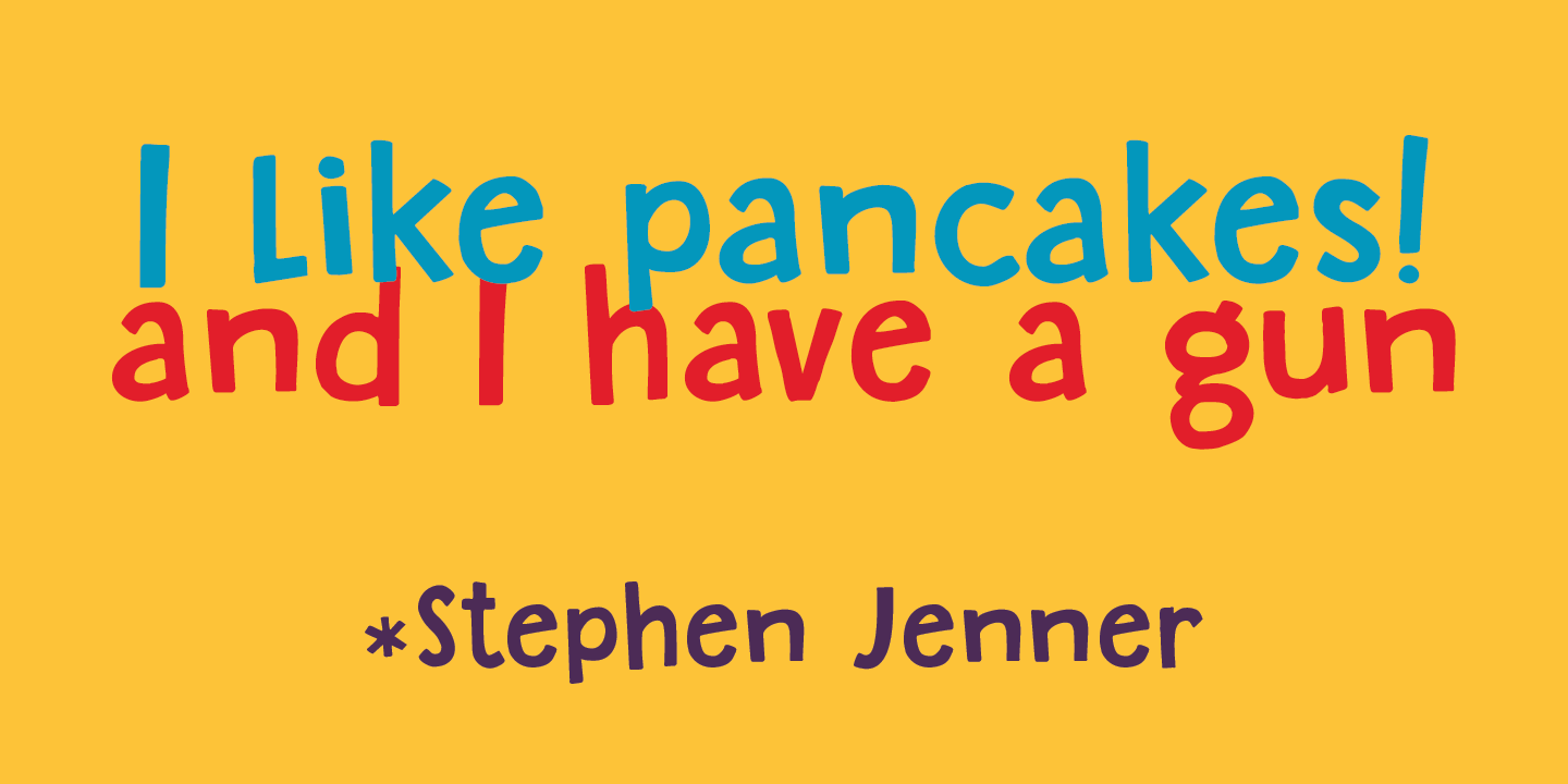 Sugary Pancake Font Poster #1