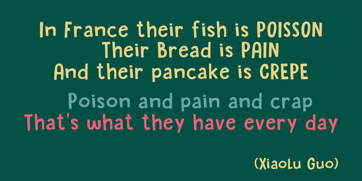 Sugary Pancake Font Poster #1