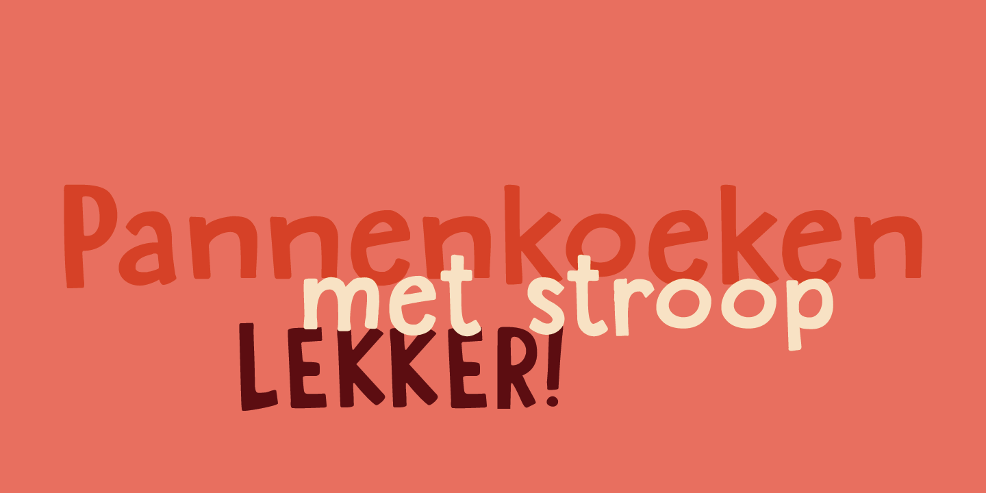 Sugary Pancake Font Poster #1