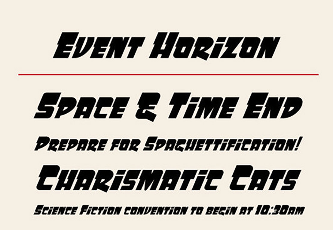Event Horizon Font Family by Jukebox | Font Bros