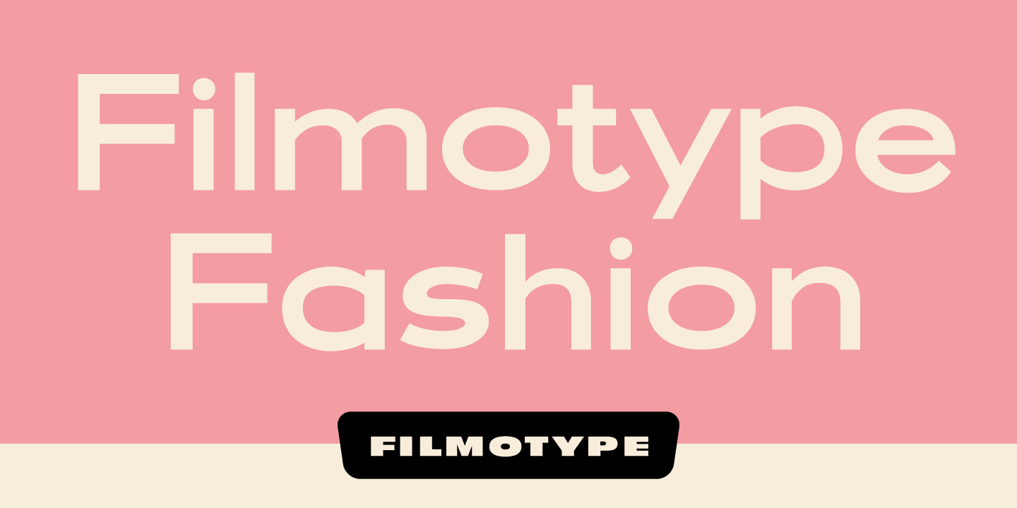 Filmotype Fashion Font Poster #1