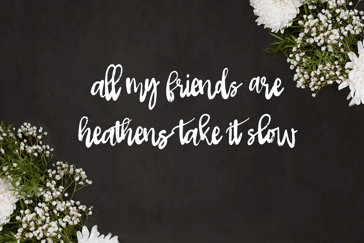 Imogen Font Poster #4