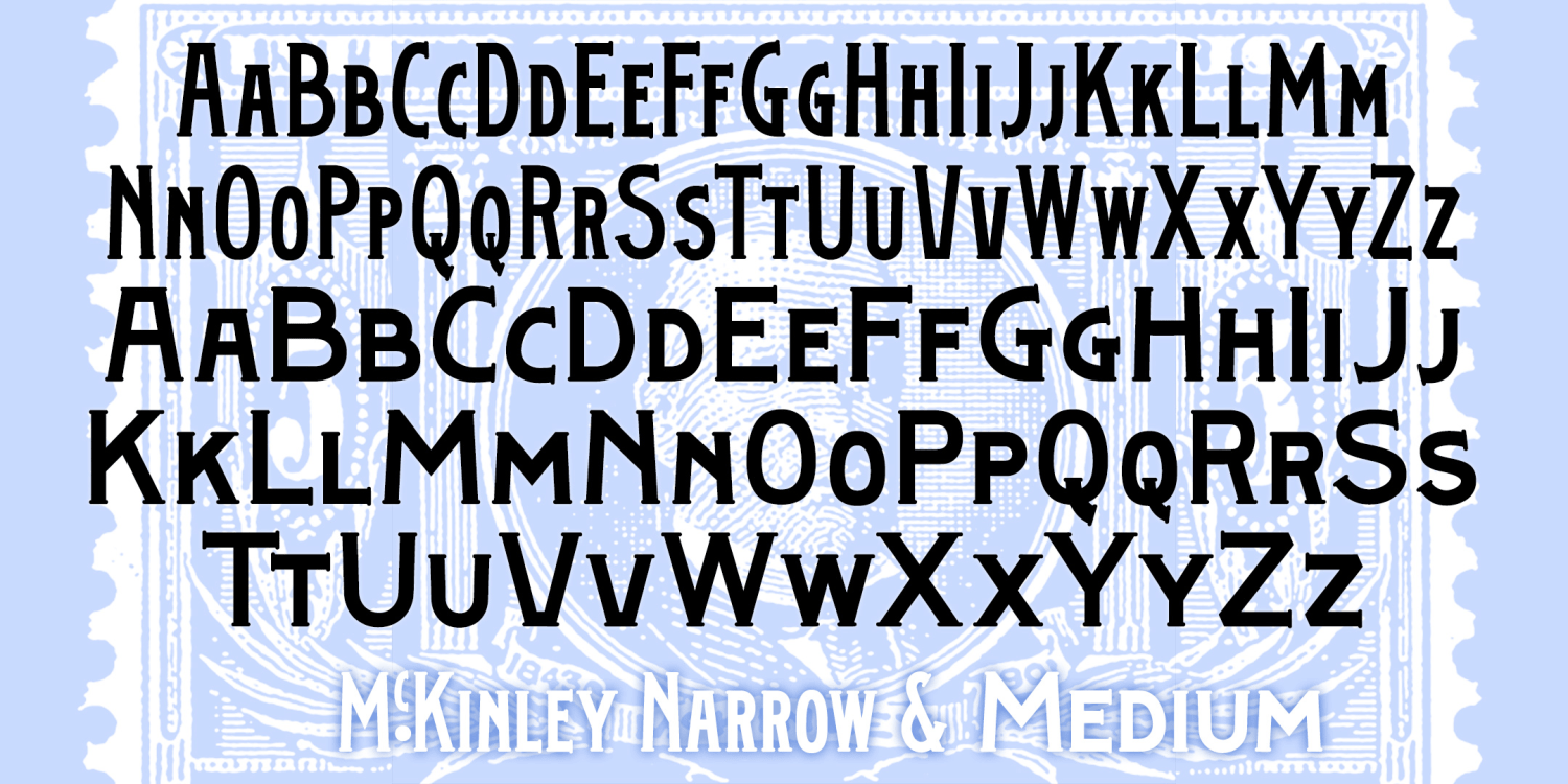 McKinley Wide Font Poster #1