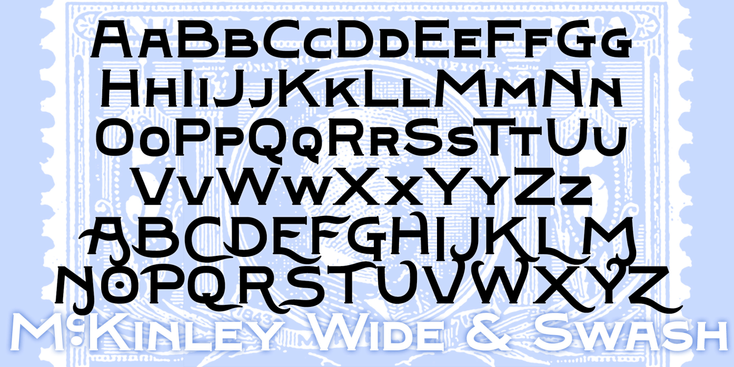 McKinley Wide Font Poster #1