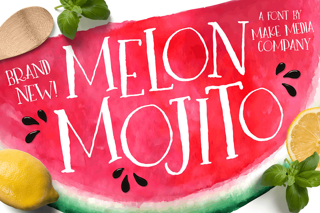 Melon Mojito Font Poster #1