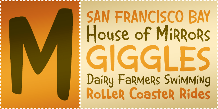 Giggles BTN Font Family Poster