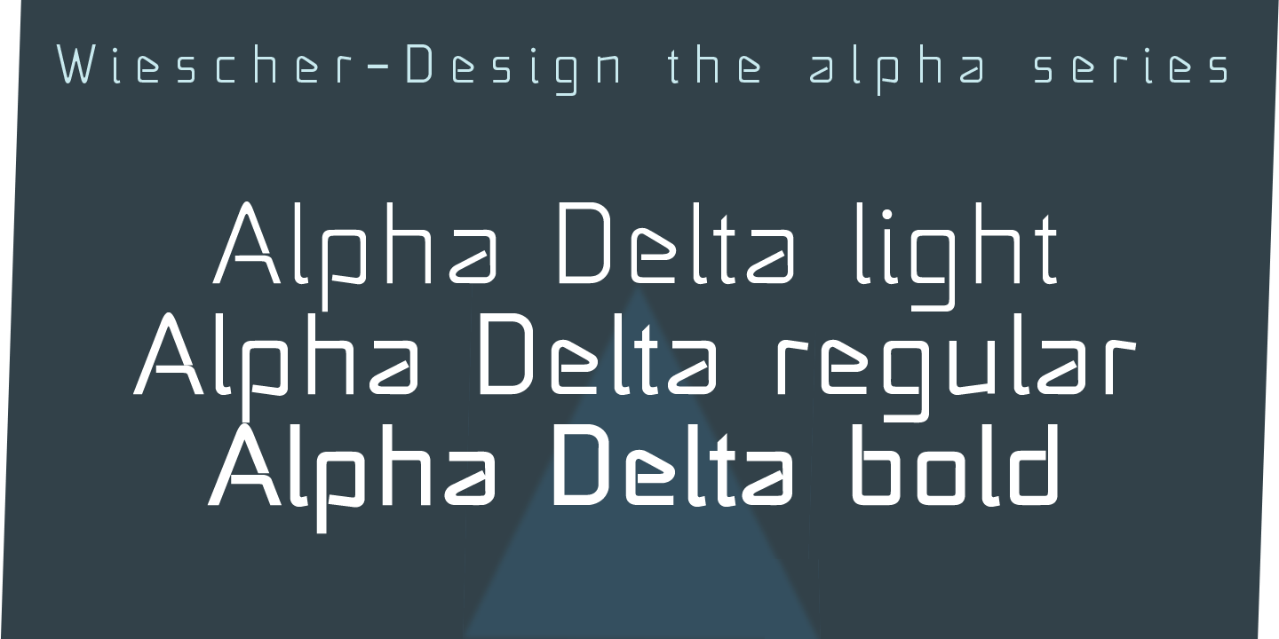 Alpha Echo Font Poster #1