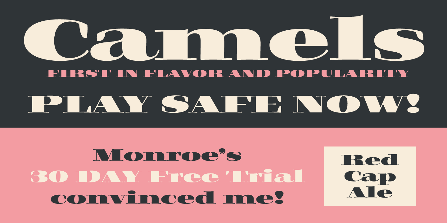 Filmotype Rose Font Poster #2