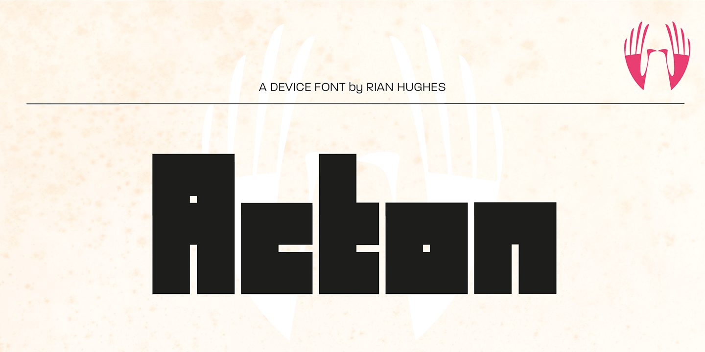 Acton Font Poster #1