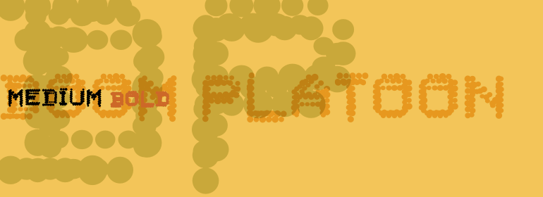 Doom Platoon Font Poster #1