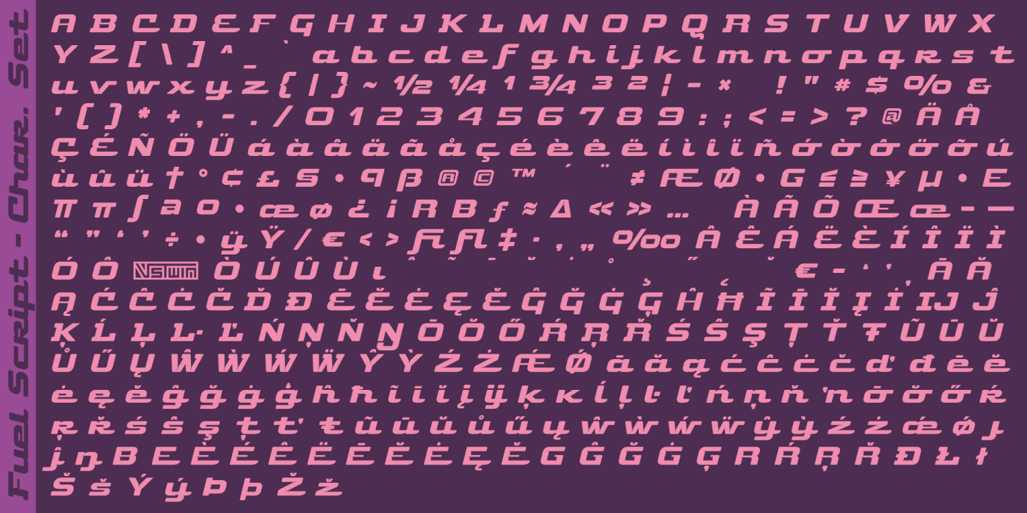 Fuel Script Font Poster #1