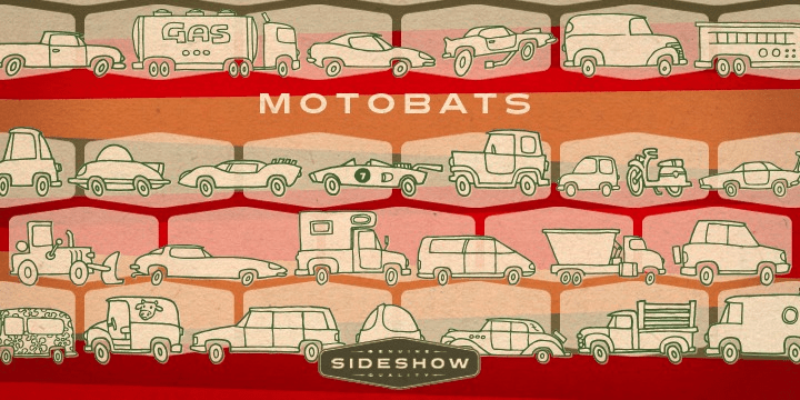 Motobats Font Poster #1