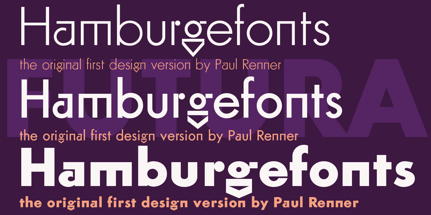 Futura Classic Font Poster #1