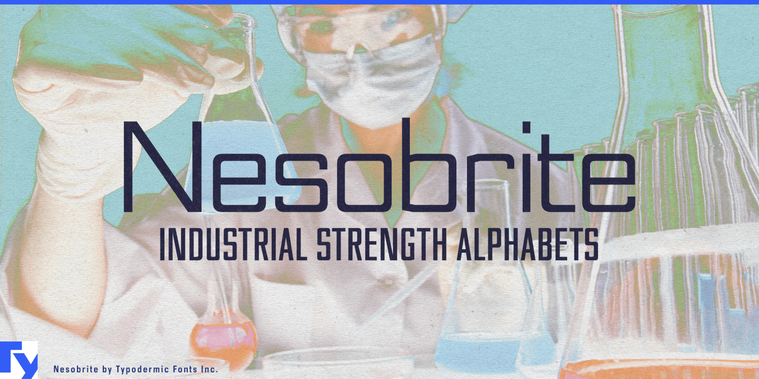 Nesobrite Font Poster #1