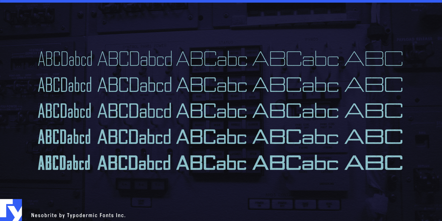 Nesobrite Font Poster #1