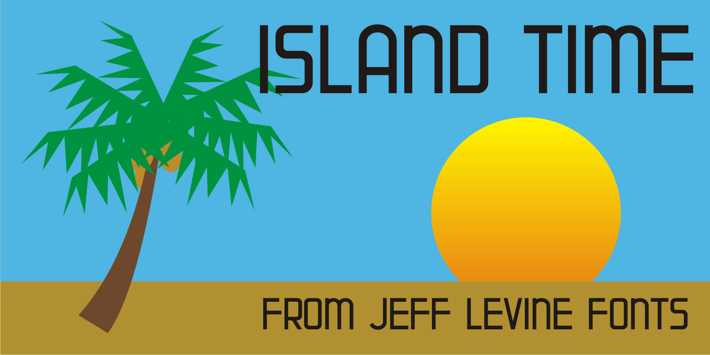 Island Time Font Family Poster