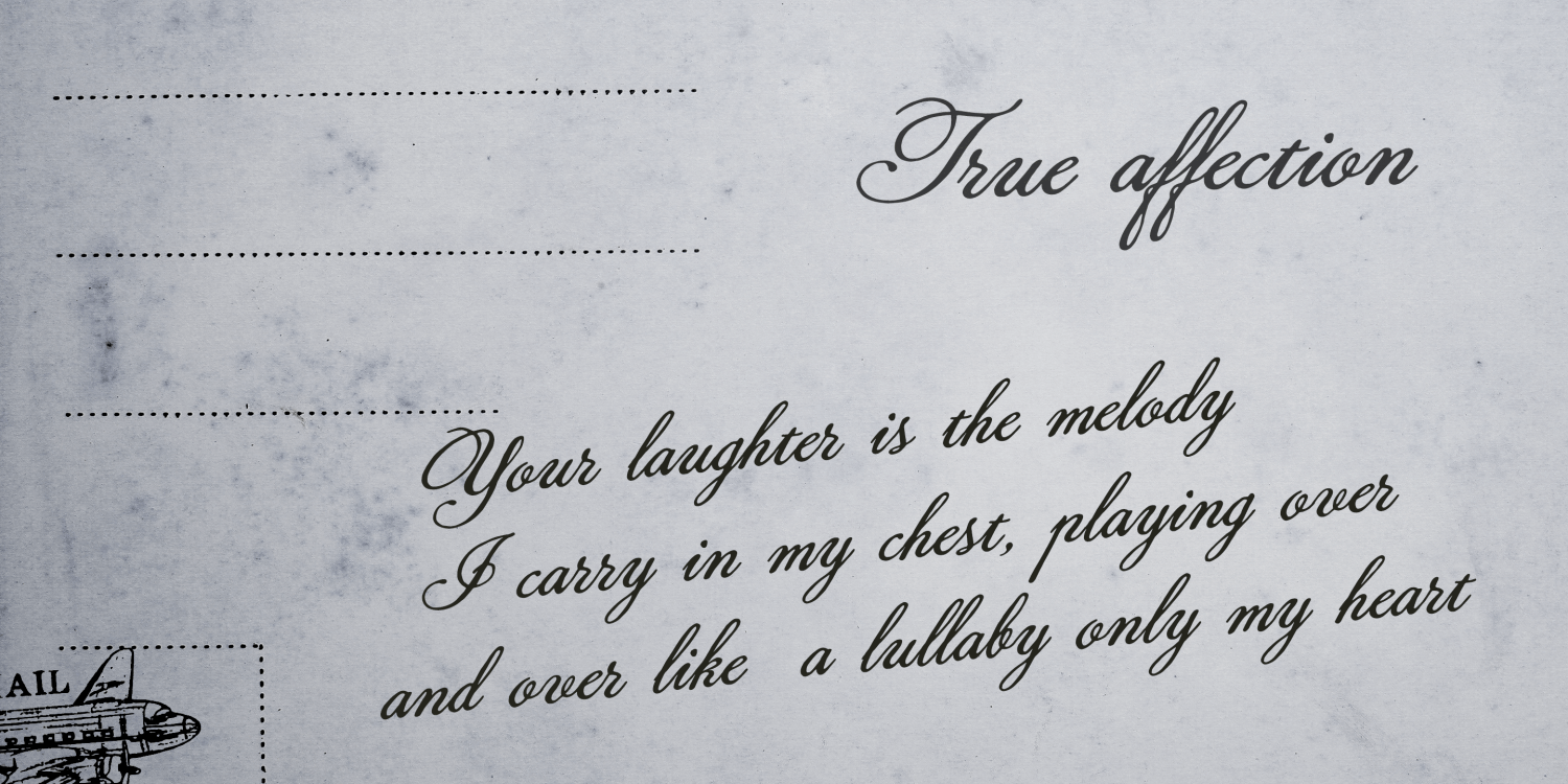 Lily Wang Font Poster #2