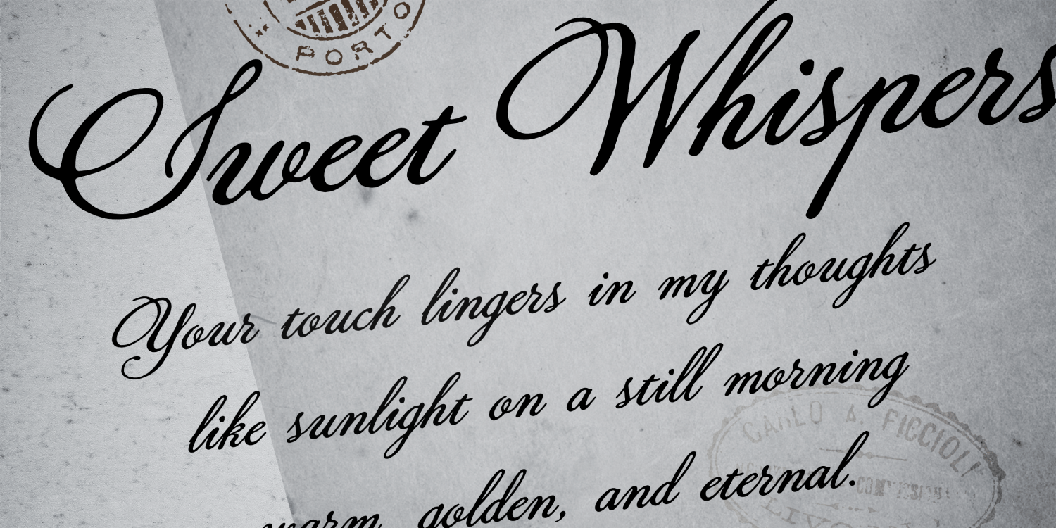 Lily Wang Font Poster #6