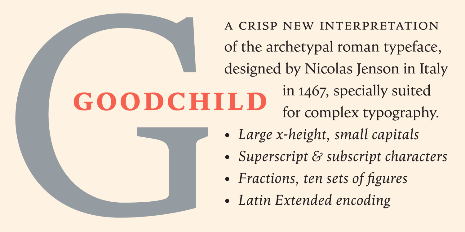 Goodchild Font Poster #1