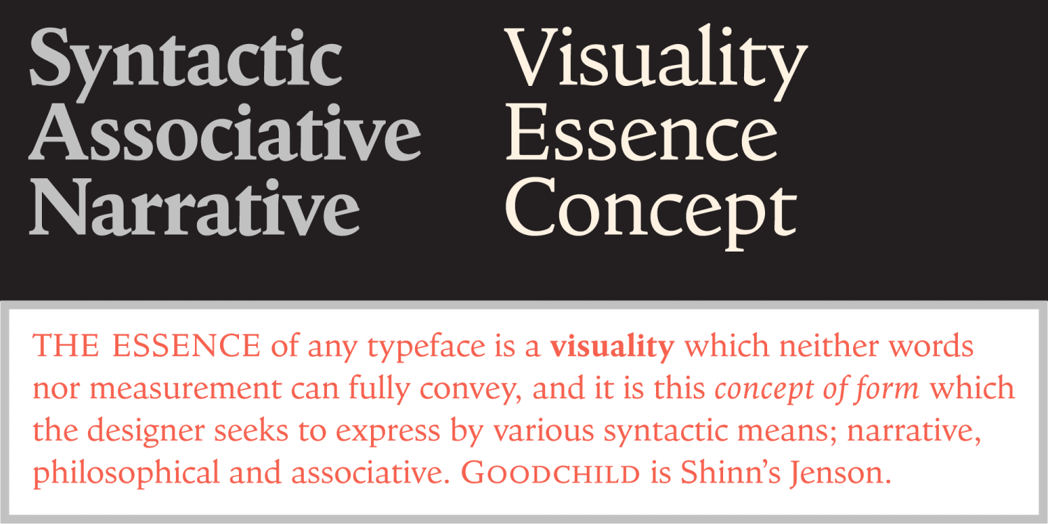 Goodchild Font Poster #1