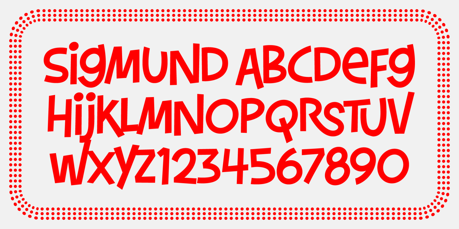 Sigmund Font Poster #1