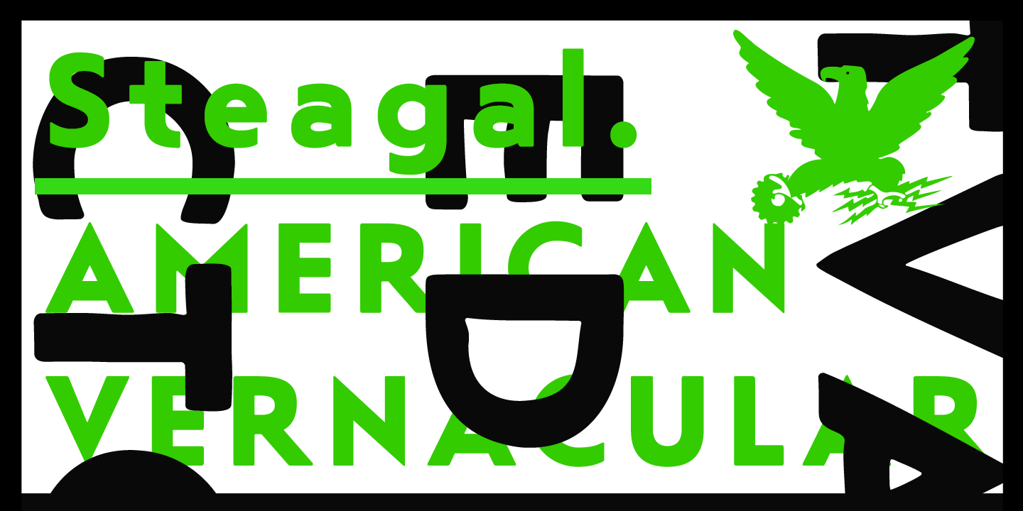 Steagal Font Poster #1
