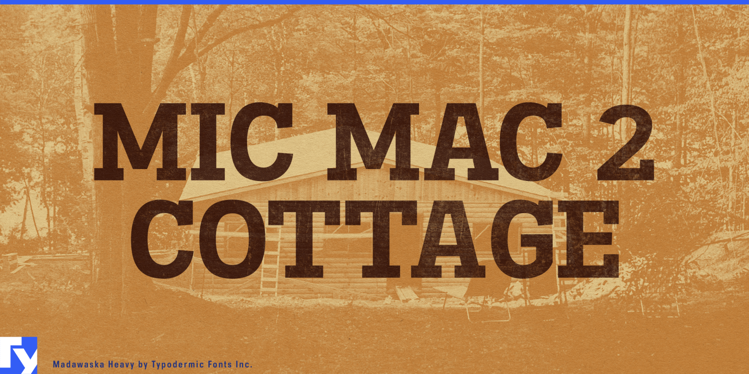 Madawaska Font Poster #1