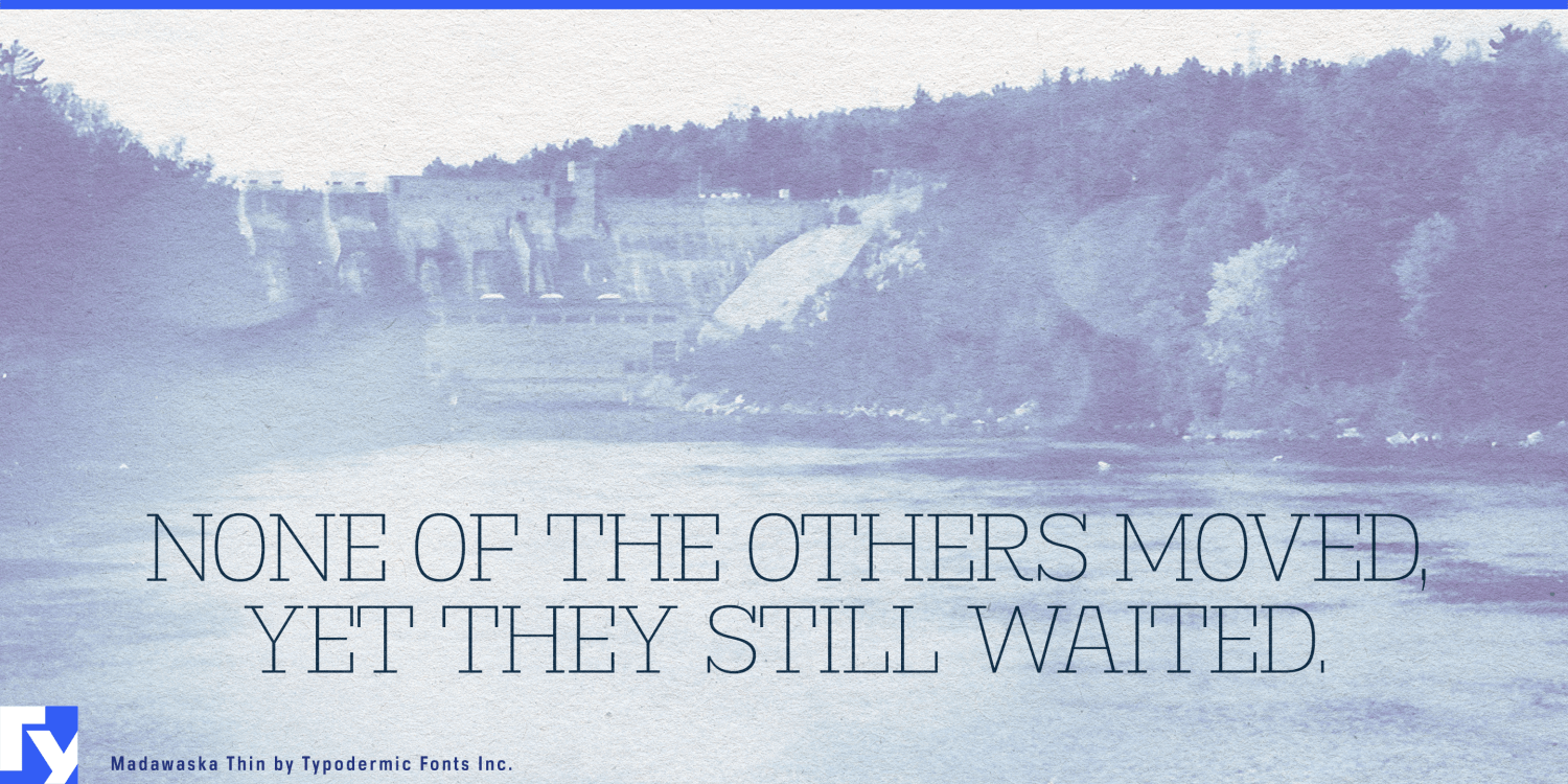 Madawaska Font Poster #1