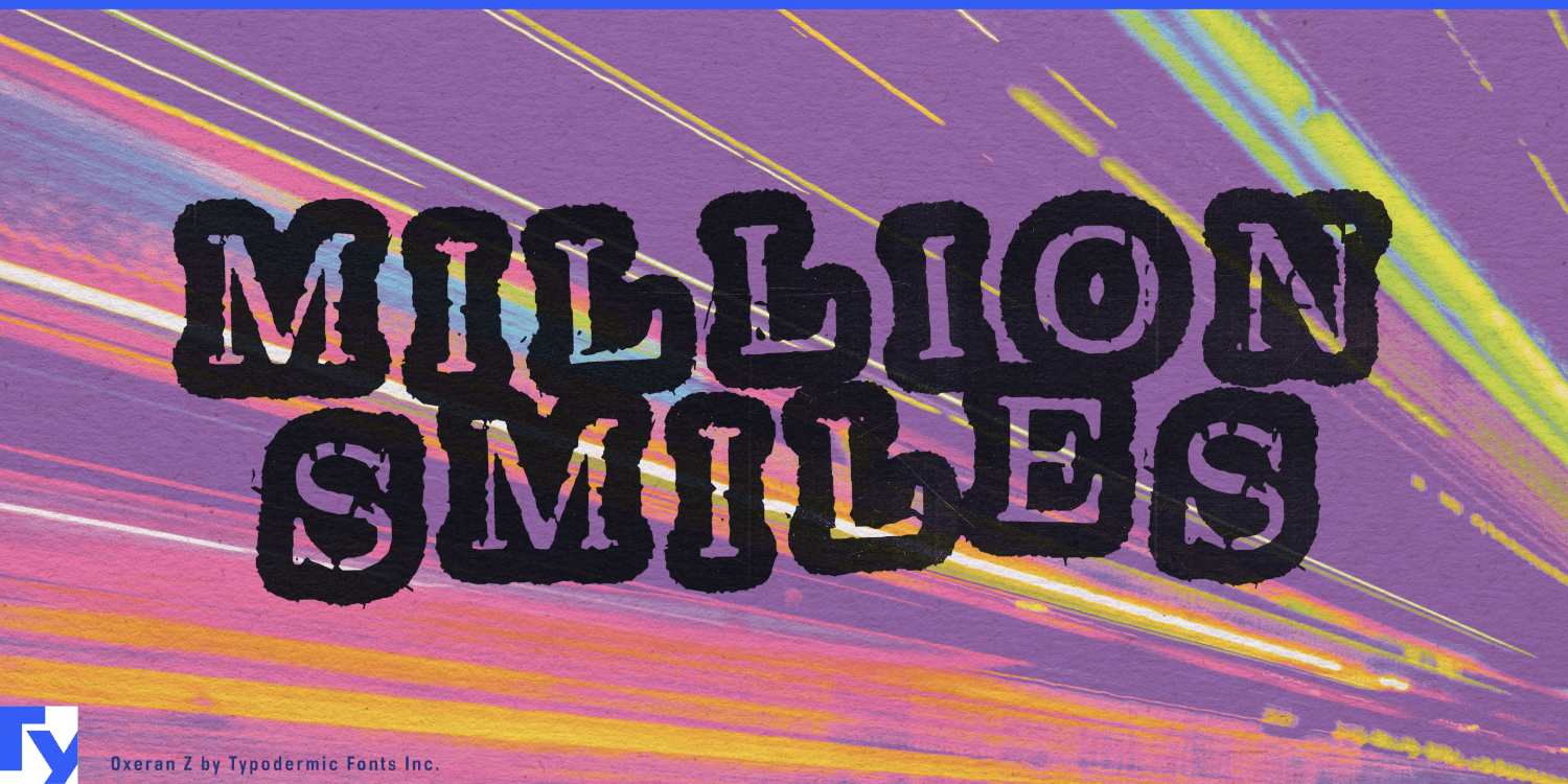 Oxeran Font Poster #1