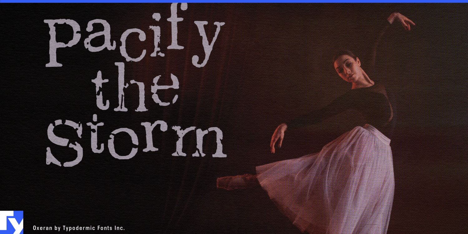 Oxeran Font Poster #1