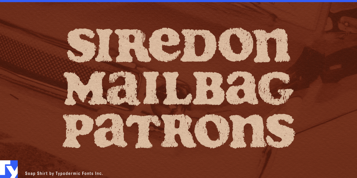 Soap Font Poster #1
