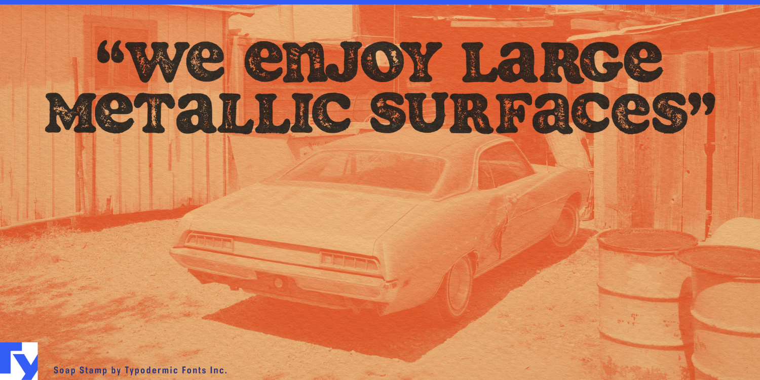 Soap Font Poster #1