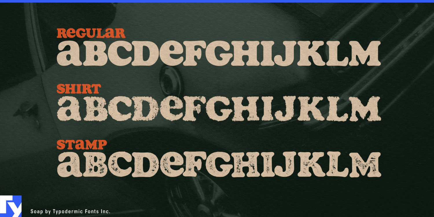 Soap Font Poster #1