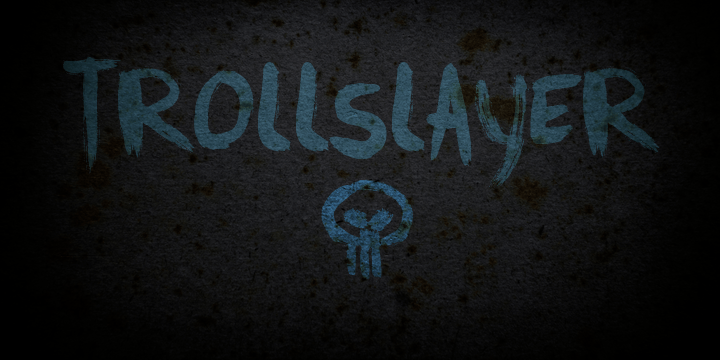 Trollslayer Font Poster #2