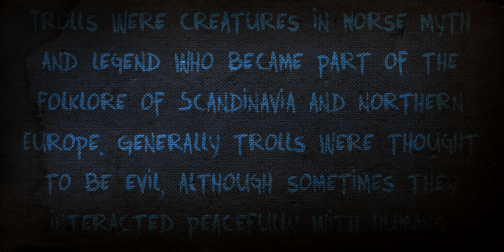 Trollslayer Font Poster #3